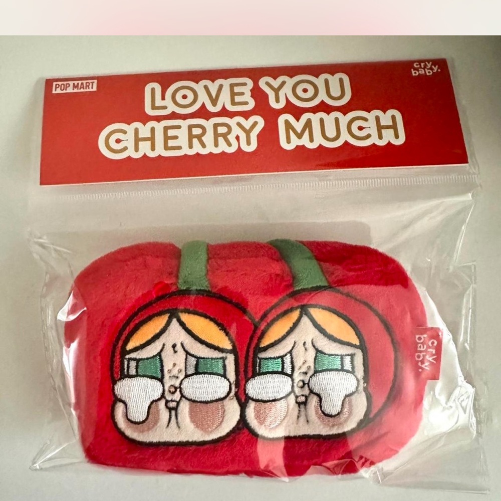 Pop Mart CryBaby I love you Cherry much Pouch